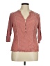 Democracy Pink 3/4 Sleeve Blouse Size XL - photo 1