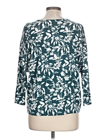 Garnet Hill 3/4 Sleeve Blouse (view 2)