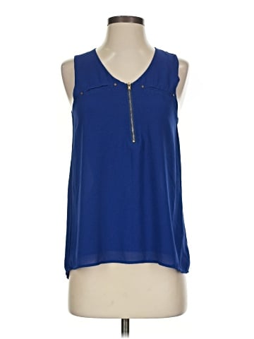 Espresso Sleeveless Blouse (view 1)