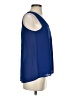 Espresso 100% Polyester Blue Sleeveless Blouse Size S - photo 4