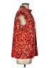 Anne Klein Animal Print Orange Sleeveless Blouse Size L - photo 4