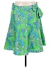 Lilly Pulitzer 100% Silk Tropical Green Silk Skirt Size 6 - photo 1