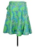 Lilly Pulitzer 100% Silk Tropical Green Silk Skirt Size 6 - photo 2