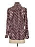 UNTUCKit Print Burgundy Long Sleeve Button-Down Shirt Size 0 - photo 2
