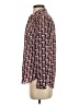 UNTUCKit Print Burgundy Long Sleeve Button-Down Shirt Size 0 - photo 5