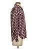 UNTUCKit Print Burgundy Long Sleeve Button-Down Shirt Size 0 - photo 4