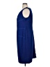 Le Bos Blue Cocktail Dress Size 16 - photo 5