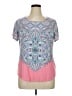 Westport Pink Short Sleeve Top Size 1X - photo 1