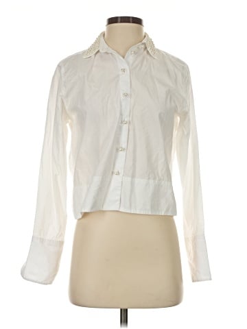 J.Crew Collection Long Sleeve Blouse (view 1)