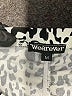 Wearever Animal Print Silver White Casual Skirt Size M - photo 4