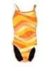 Speedo Graphic Orange One Piece Swimsuit Size XS (30) - photo 1