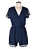 Angashion Chevron-herringbone Blue Romper Size M - photo 1