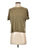 Sen 100% Linen Tan Short Sleeve T-Shirt Size XS (0) - photo 1