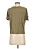 Sen 100% Linen Tan Short Sleeve T-Shirt Size XS (0) - photo 2