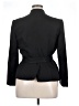 Le Suit 100% Polyester Black Blazer Size 14 Petite - photo 2