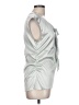 Ann Taylor Silver Sleeveless Blouse Size 10 - photo 4