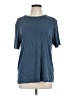 Theory Blue Short Sleeve Top Size L - photo 1