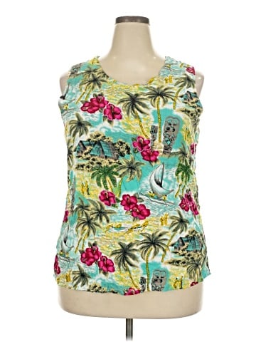Carolina Colours Sleeveless Blouse (view 1)