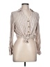 Primark Tan Long Sleeve Blouse Size 10 - photo 1
