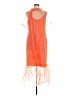 BHLDN 100% Polyester Orange Cocktail Dress Size L - photo 1