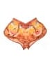 Zimmermann 100% Silk Print Red Orange Shorts Size 10 (3) - photo 1