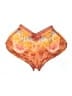 Zimmermann 100% Silk Print Red Orange Shorts Size 10 (3) - photo 2