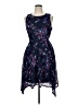 Elle 100% Polyester Floral Blue Cocktail Dress Size XL - photo 1