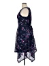 Elle 100% Polyester Floral Blue Cocktail Dress Size XL - photo 5