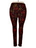 Just One Paisley Red Black Leggings Size 2X - photo 2