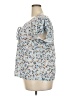 Fashion Bug 100% Polyester Blue Short Sleeve Blouse Size 22 - 24 - photo 5