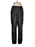 BCBGMAXAZRIA 100% Polyurethane Black Cargo Pants Size M - photo 1