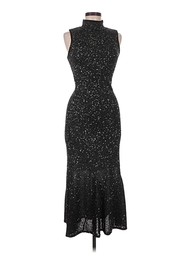 Pre-owned Avec Les Filles Cocktail Dress In Black