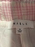 Mable Checkered-gingham Pink Shorts Size M - photo 3