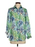 J. McLaughlin Tropical Green Long Sleeve Blouse Size XS - photo 1