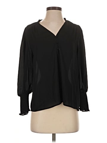 Aqua 3/4 Sleeve Blouse (view 1)