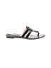 Nine West Silver Flip Flops Size 7 1/2 - photo 1