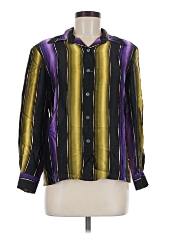 Linda Allard Ellen Tracy Long Sleeve Button-Down Shirt (view 1)