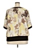 AGB Brown Short Sleeve Blouse Size 3X - photo 2