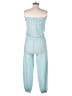 Melissa Odabash Chevron-herringbone Blue Jumpsuit Size M - photo 2