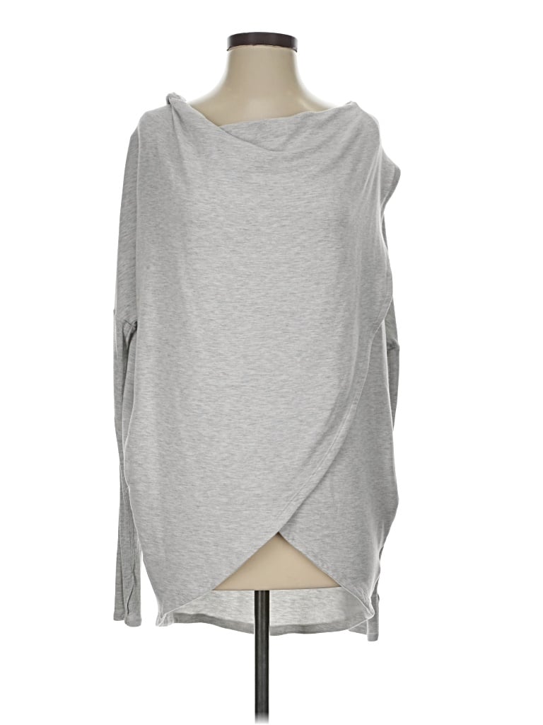 Pre-owned Athleta Poncho In Silver