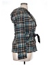 Self Esteem Plaid Teal Blazer Size XL - photo 4