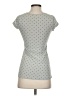 DownEast Basics Polka Dots Gray Green Short Sleeve T-Shirt Size S - photo 2