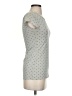DownEast Basics Polka Dots Gray Green Short Sleeve T-Shirt Size S - photo 4