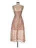 ASTR The Label 100% Polyester Tan Cocktail Dress Size M - photo 2