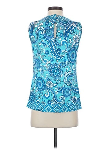 St. John Sleeveless Silk Top (view 2)