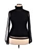 Sanctuary Black Long Sleeve Top Size XL - photo 1
