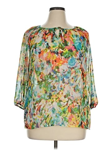 Liz Claiborne 3/4 Sleeve Blouse (view 1)