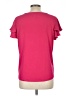 Adrianna Papell Pink Short Sleeve Top Size L - photo 2