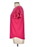 Adrianna Papell Pink Short Sleeve Top Size L - photo 5