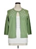 Amanda Smith Solid Green Cardigan Size XL - photo 1